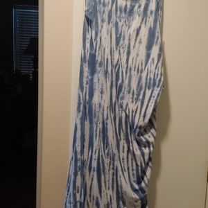 Blue tie dye dress.  NWT size 2X.